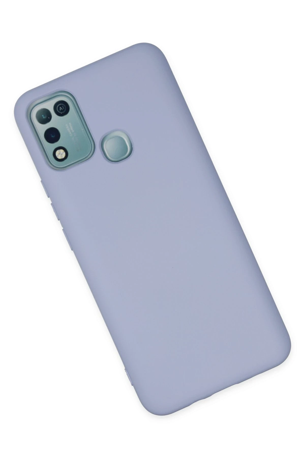 Newface İnfinix Hot 10 Play Kılıf Nano içi Kadife Silikon - Lila