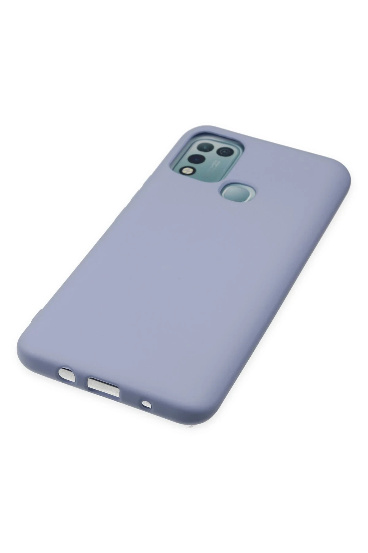 Newface İnfinix Hot 10 Play Kılıf Nano içi Kadife Silikon - Lila