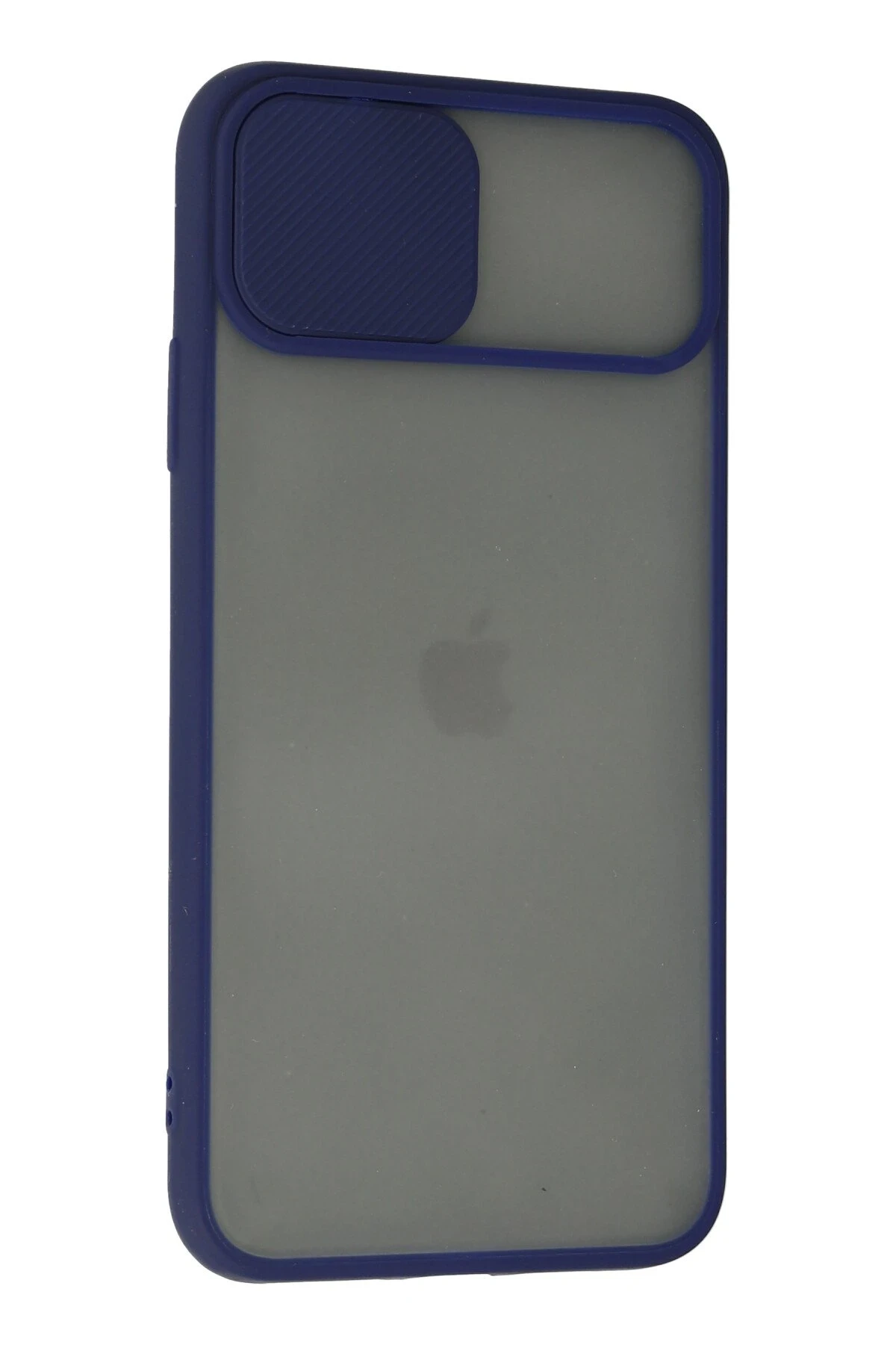 Newface iPhone 11 Pro Kılıf Palm Buzlu Kamera Sürgülü Silikon - Lacivert