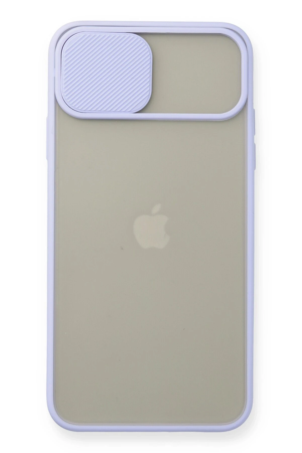 Newface iPhone 11 Pro Max Kılıf Palm Buzlu Kamera Sürgülü Silikon - Lila