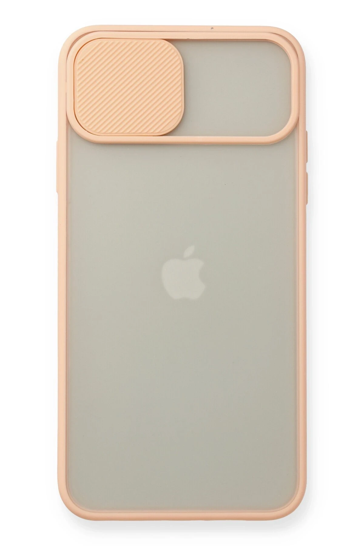 Newface iPhone 11 Pro Max Kılıf Palm Buzlu Kamera Sürgülü Silikon - Pembe