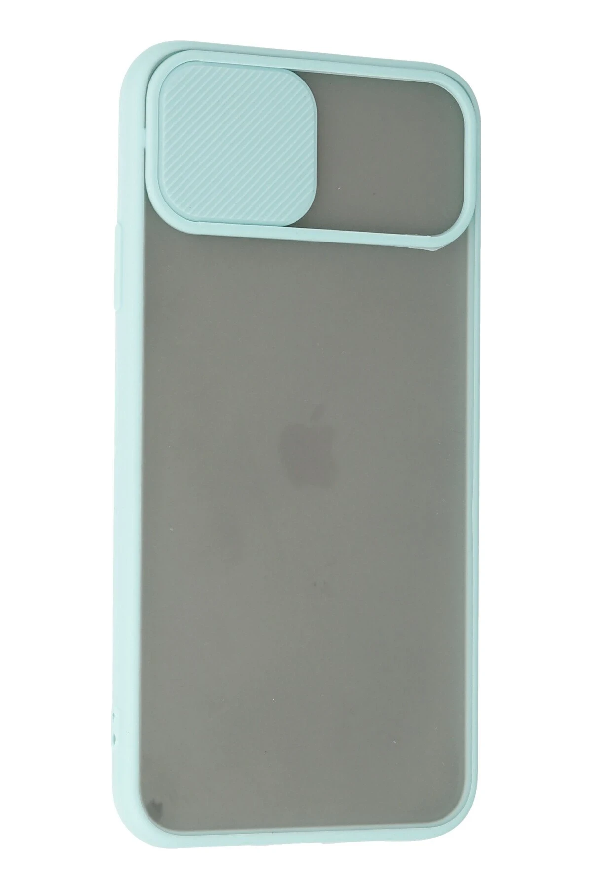 Newface iPhone 11 Pro Max Kılıf Palm Buzlu Kamera Sürgülü Silikon - Turkuaz