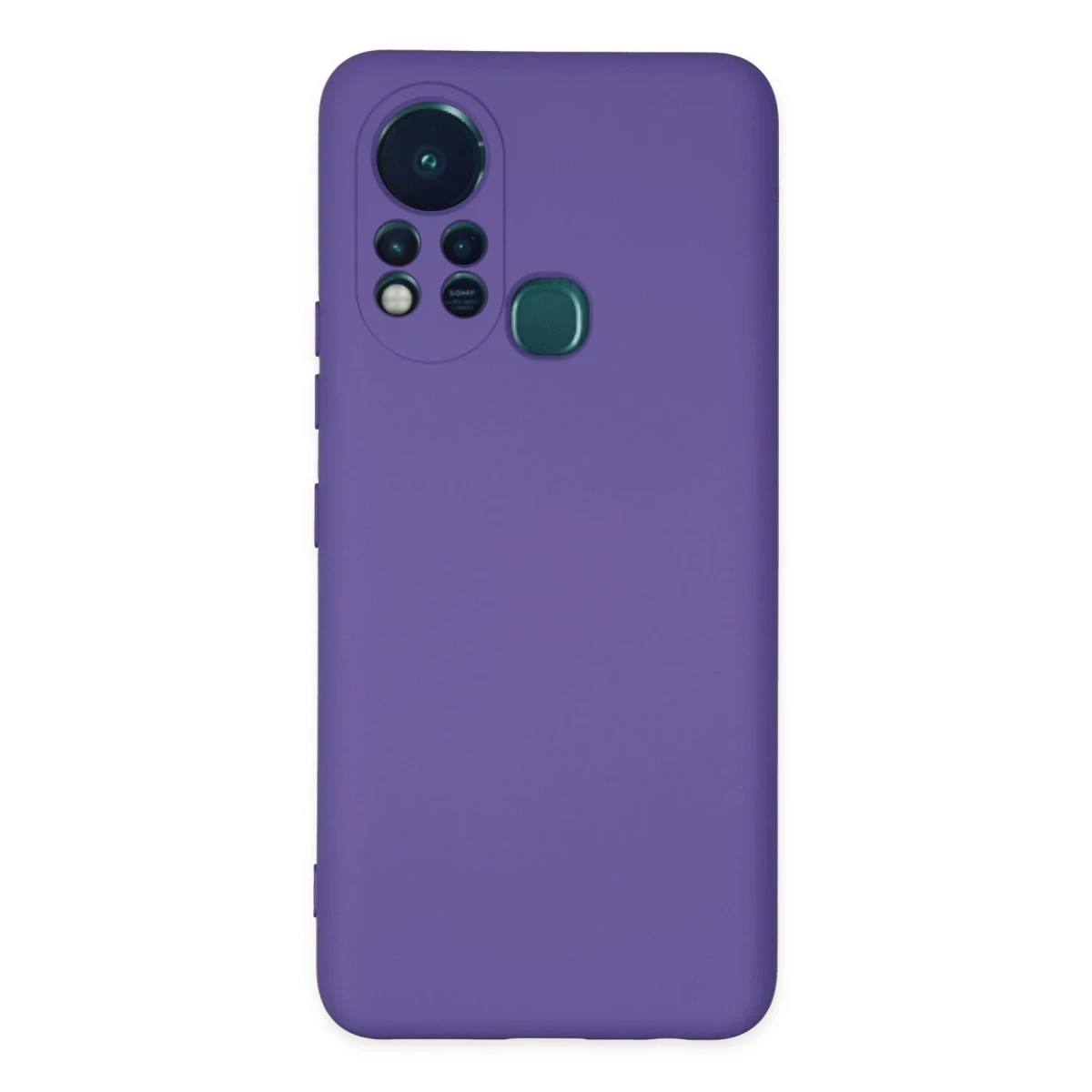 Newface İnfinix Hot 11s Kılıf Nano içi Kadife Silikon - Mor