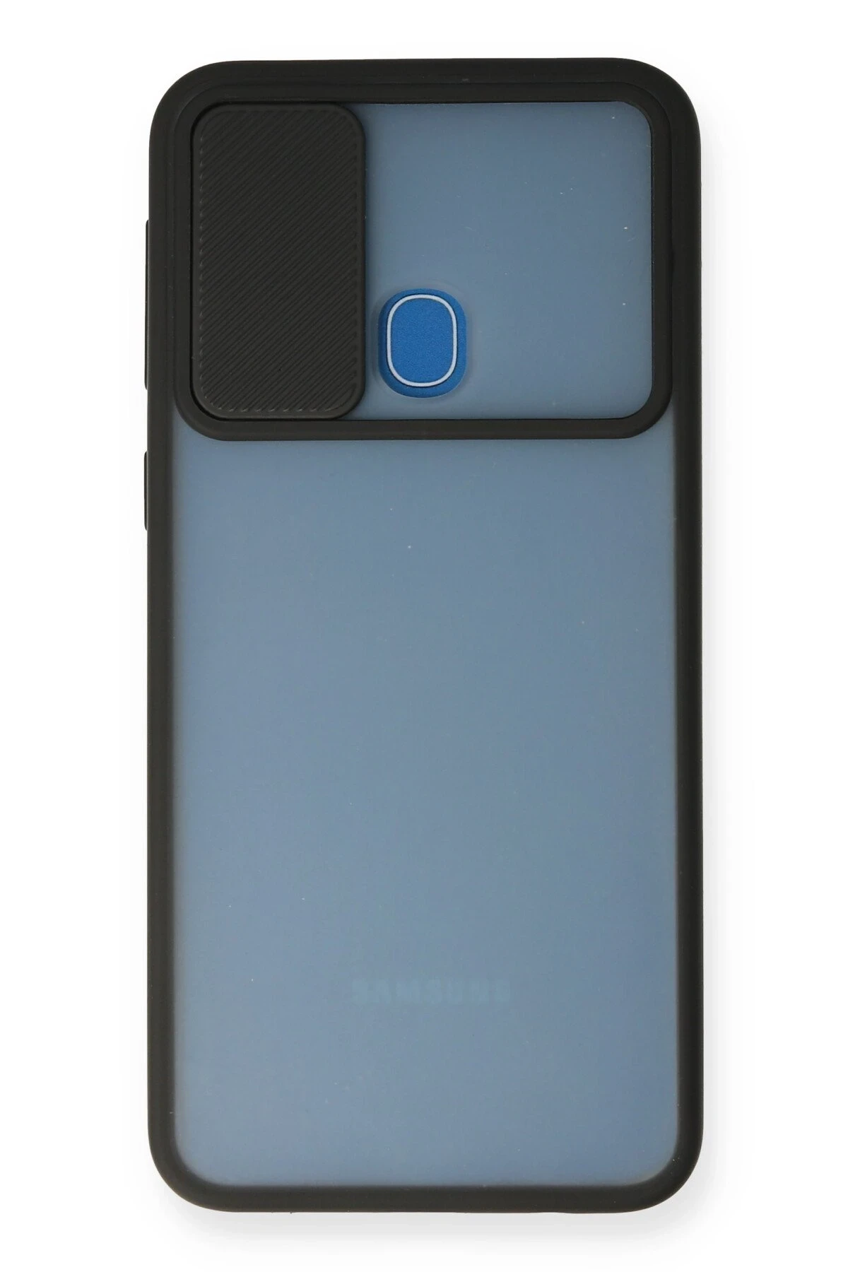 Newface Samsung Galaxy M31 Kılıf Palm Buzlu Kamera Sürgülü Silikon - Siyah — görsel 2