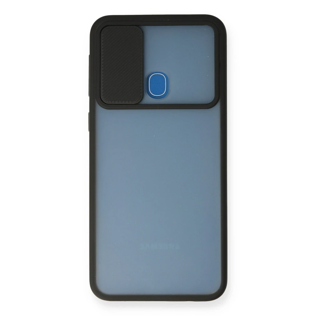 Newface Samsung Galaxy M31 Kılıf Palm Buzlu Kamera Sürgülü Silikon - Siyah — görsel 5