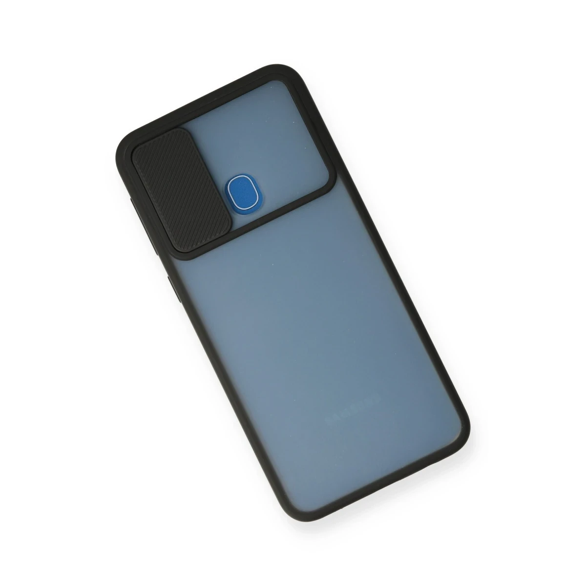 Newface Samsung Galaxy M31 Kılıf Palm Buzlu Kamera Sürgülü Silikon - Siyah — görsel 6