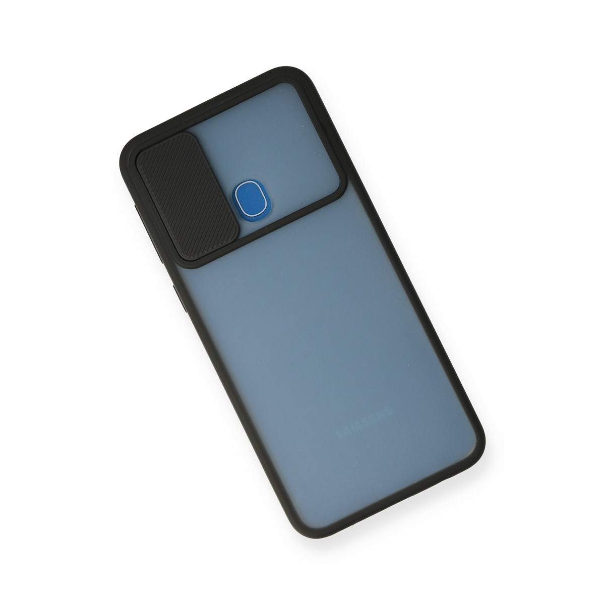 Newface Samsung Galaxy M31 Kılıf Palm Buzlu Kamera Sürgülü Silikon - Siyah — görsel 9