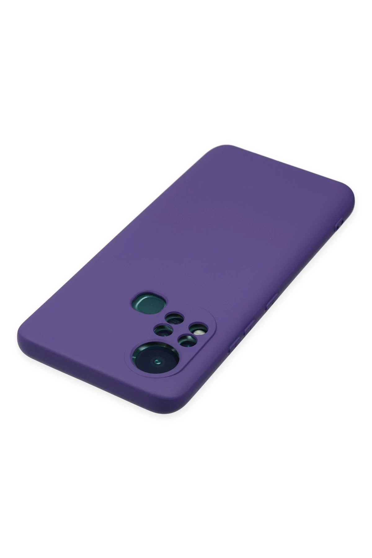 Newface İnfinix Hot 11s Kılıf Nano içi Kadife Silikon - Mor