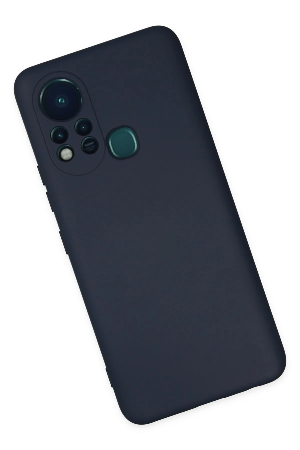Newface İnfinix Hot 11s Kılıf Nano içi Kadife Silikon - Lacivert