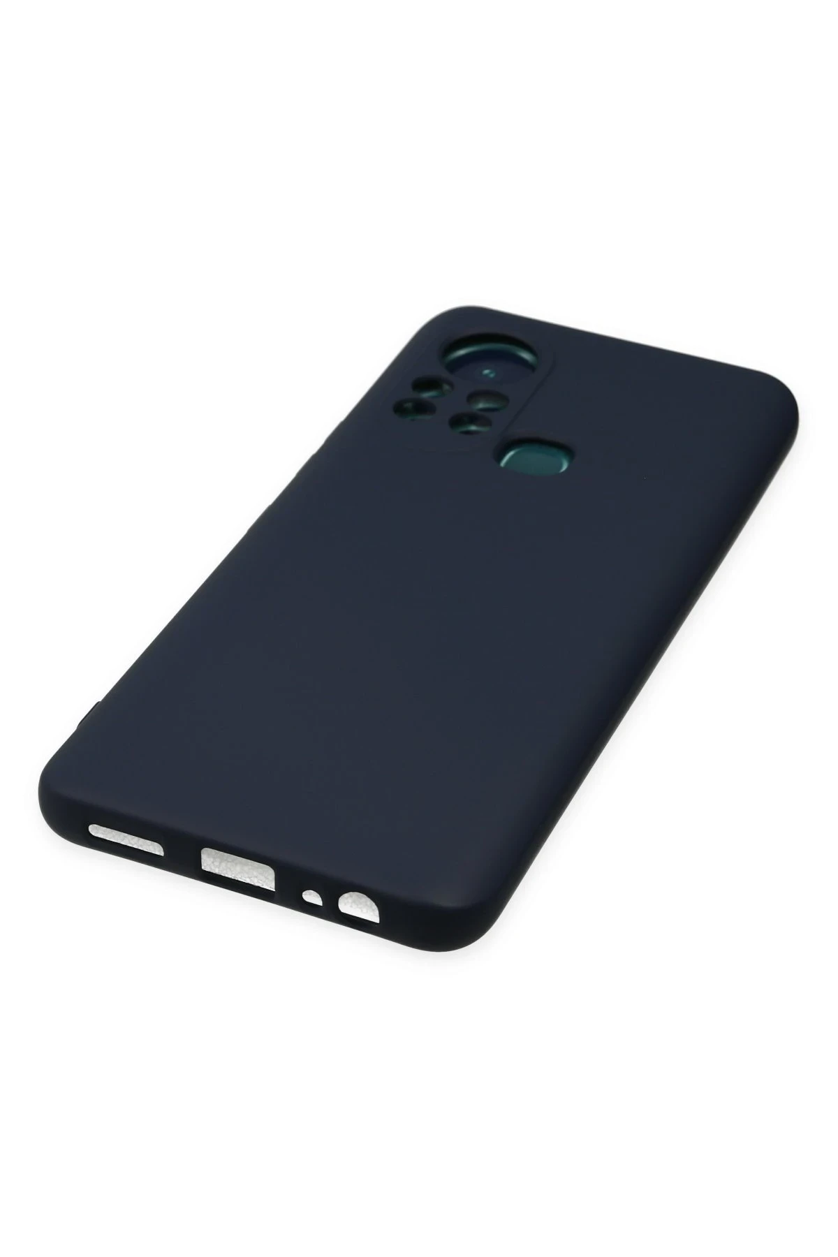 Newface İnfinix Hot 11s Kılıf Nano içi Kadife Silikon - Lacivert