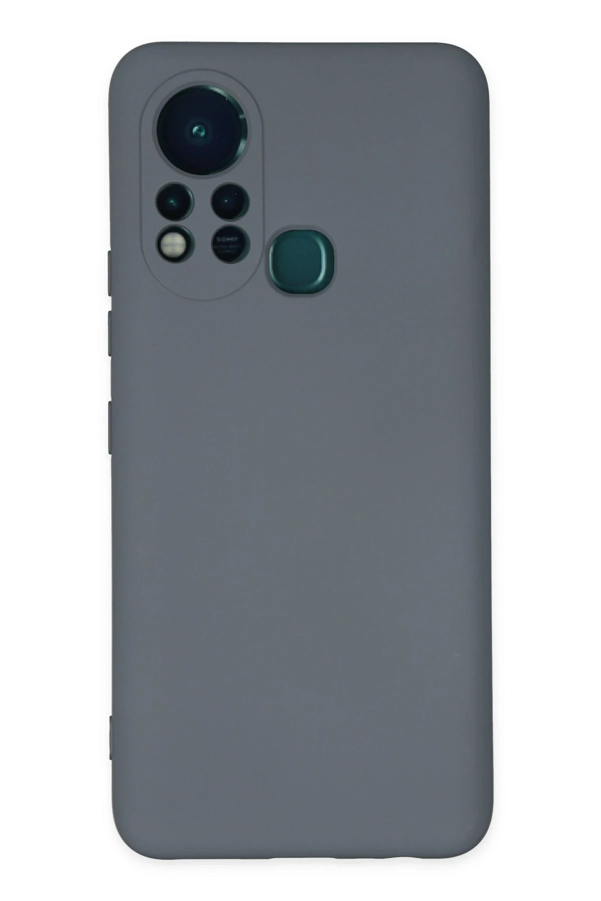 Newface İnfinix Hot 11s Kılıf Nano içi Kadife Silikon - Gri