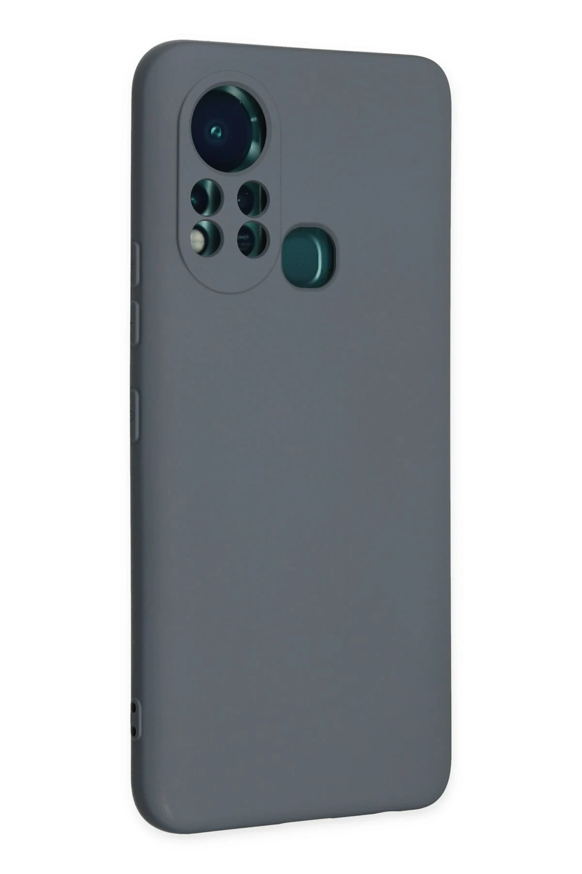 Newface İnfinix Hot 11s Kılıf Nano içi Kadife Silikon - Gri