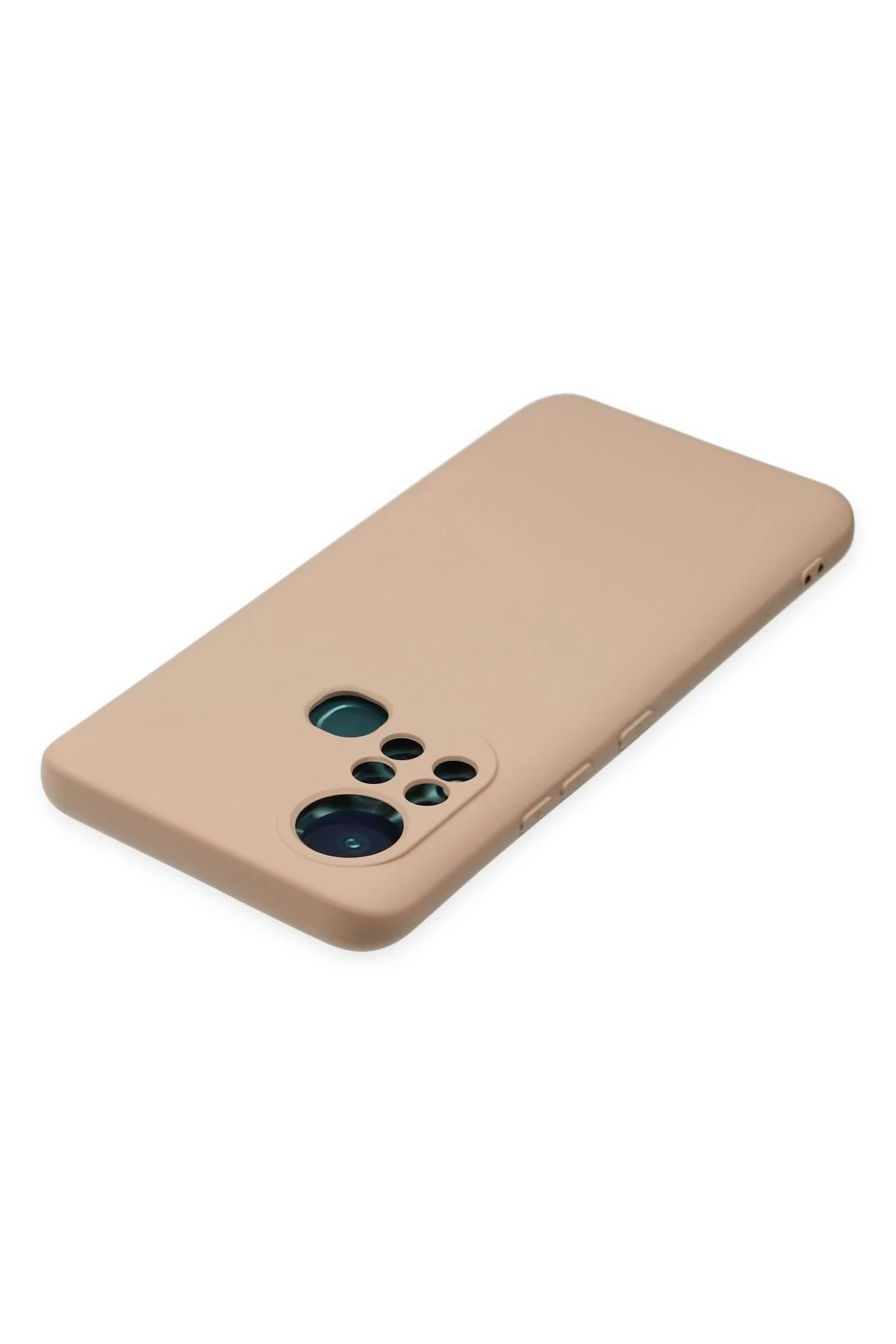 Newface İnfinix Hot 11s Kılıf Nano içi Kadife Silikon - Pudra