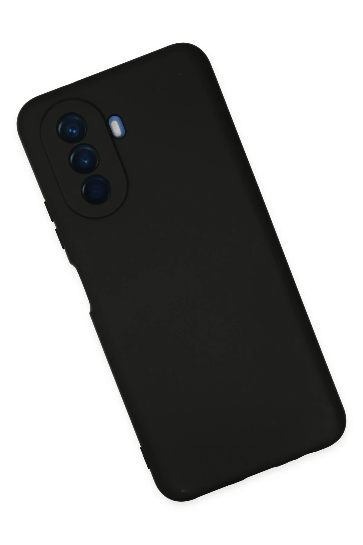 Newface Huawei Nova Y70 Kılıf Nano içi Kadife Silikon - Siyah