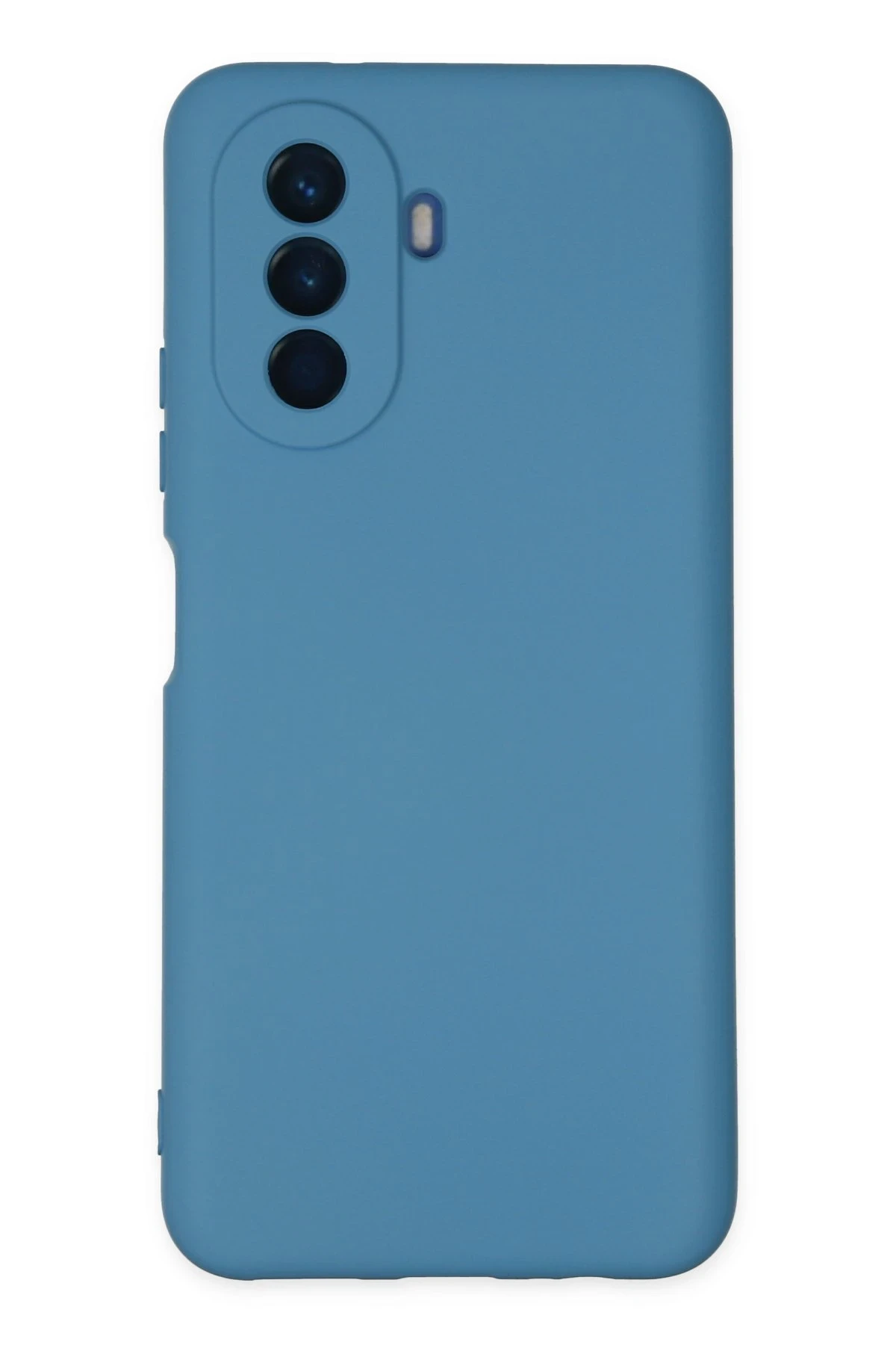 Newface Huawei Nova Y70 Kılıf Nano içi Kadife Silikon - Mavi