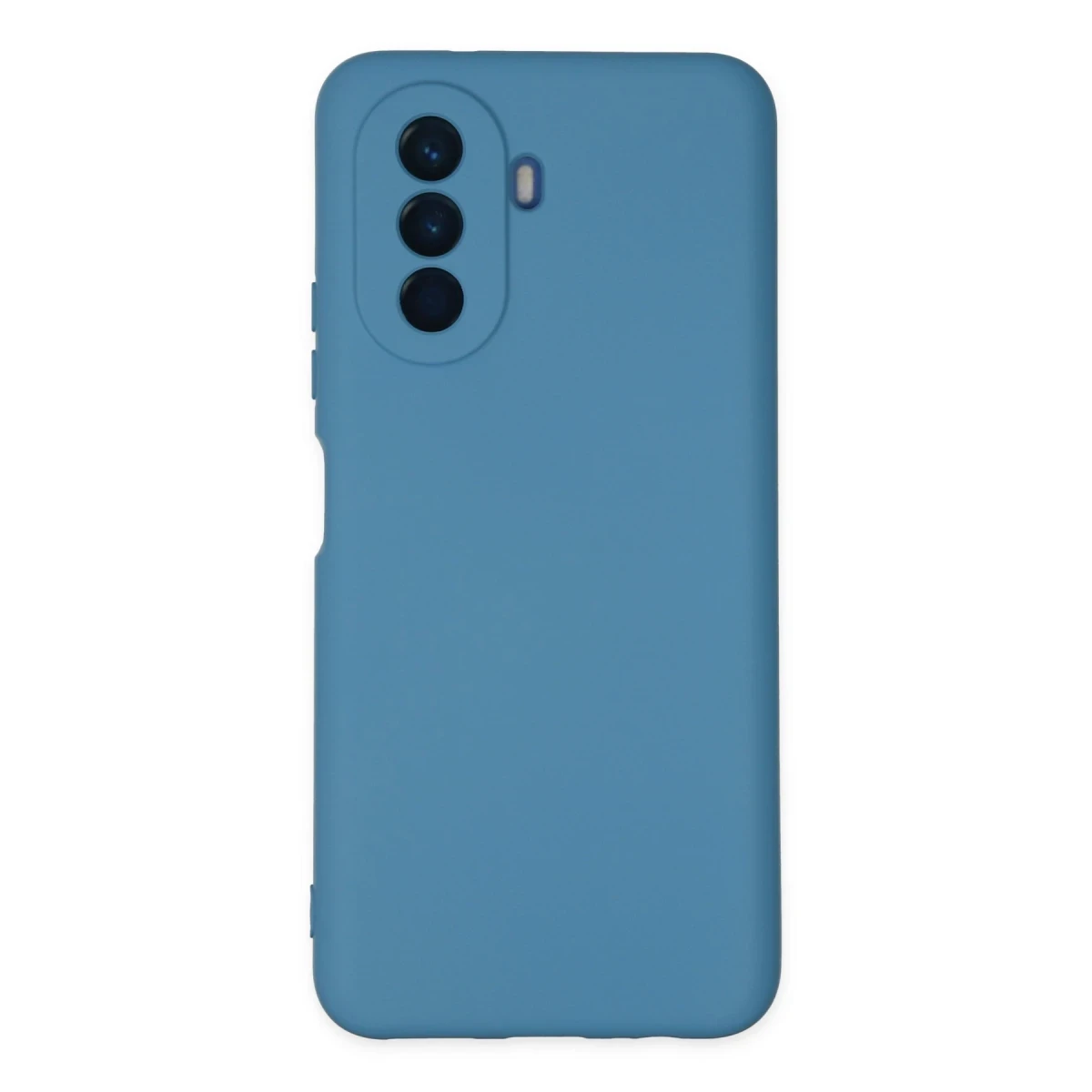 Newface Huawei Nova Y70 Kılıf Nano içi Kadife Silikon - Mavi