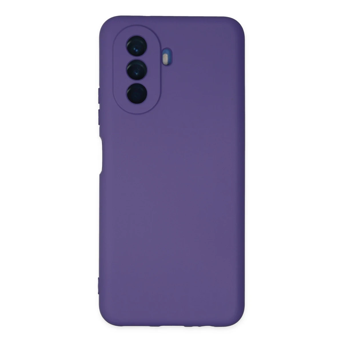 Huawei Nova Y70 Kılıf Nano içi Kadife Silikon - Mor