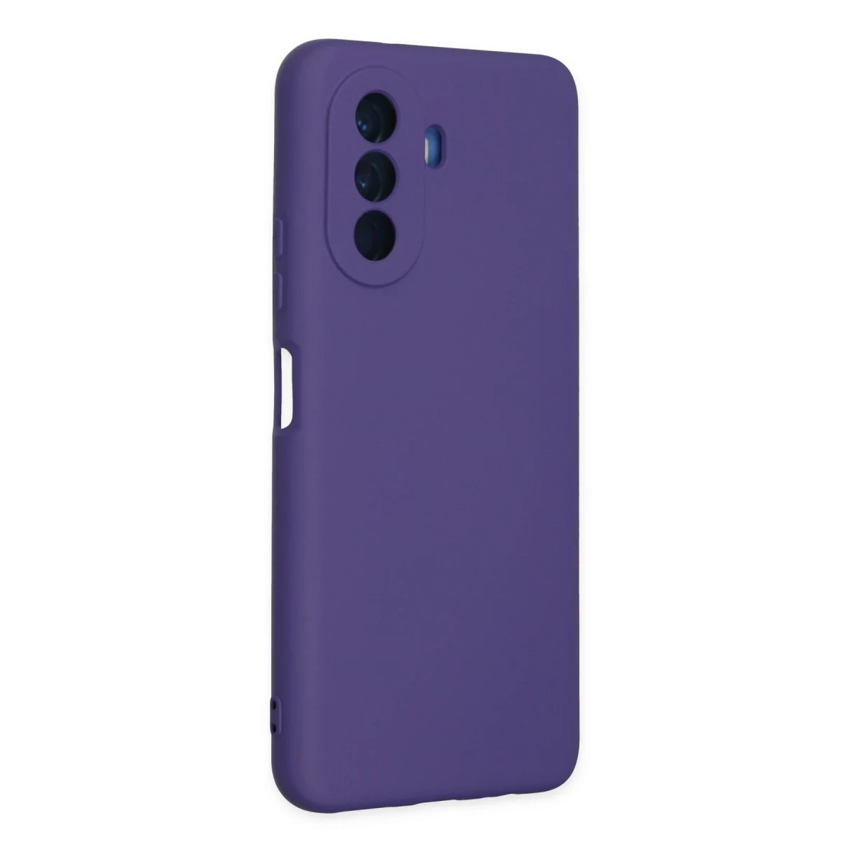 Huawei Nova Y70 Kılıf Nano içi Kadife Silikon - Mor