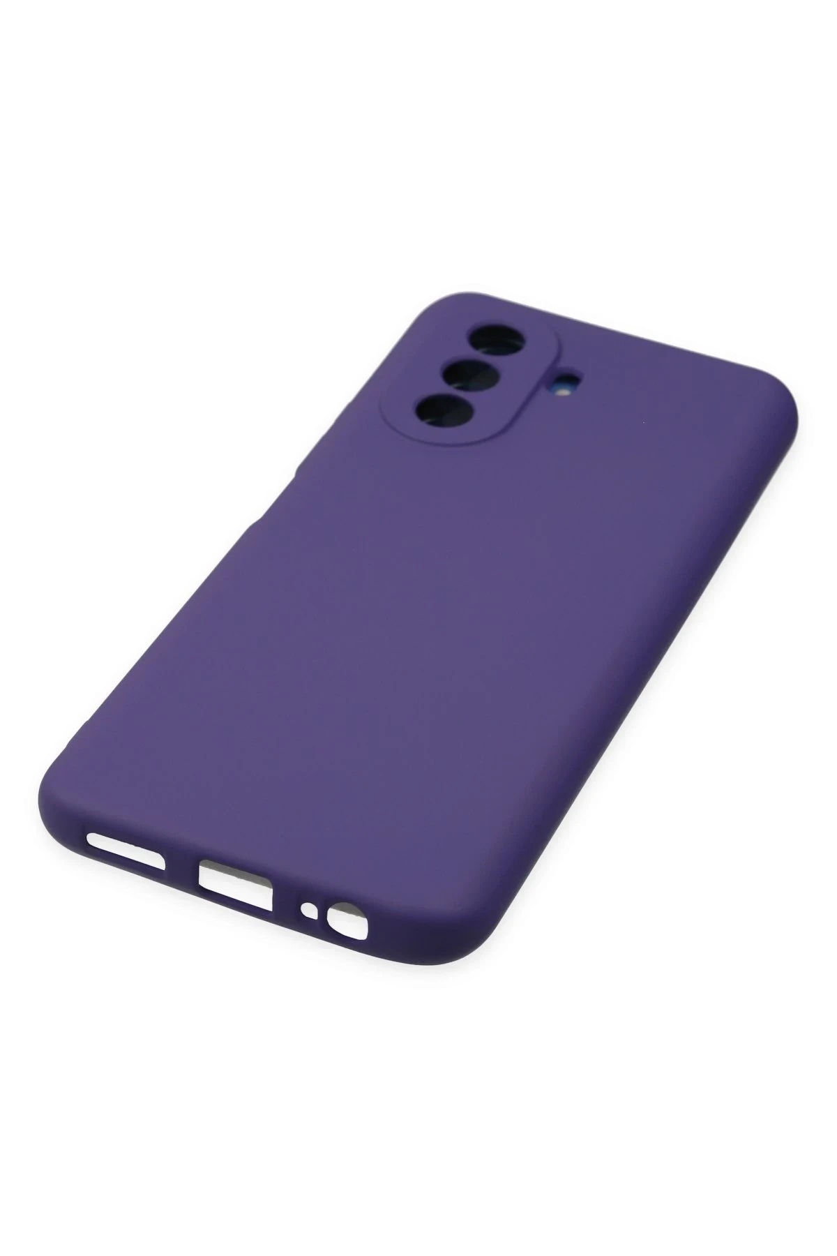 Newface Huawei Nova Y70 Kılıf Nano içi Kadife Silikon - Mor