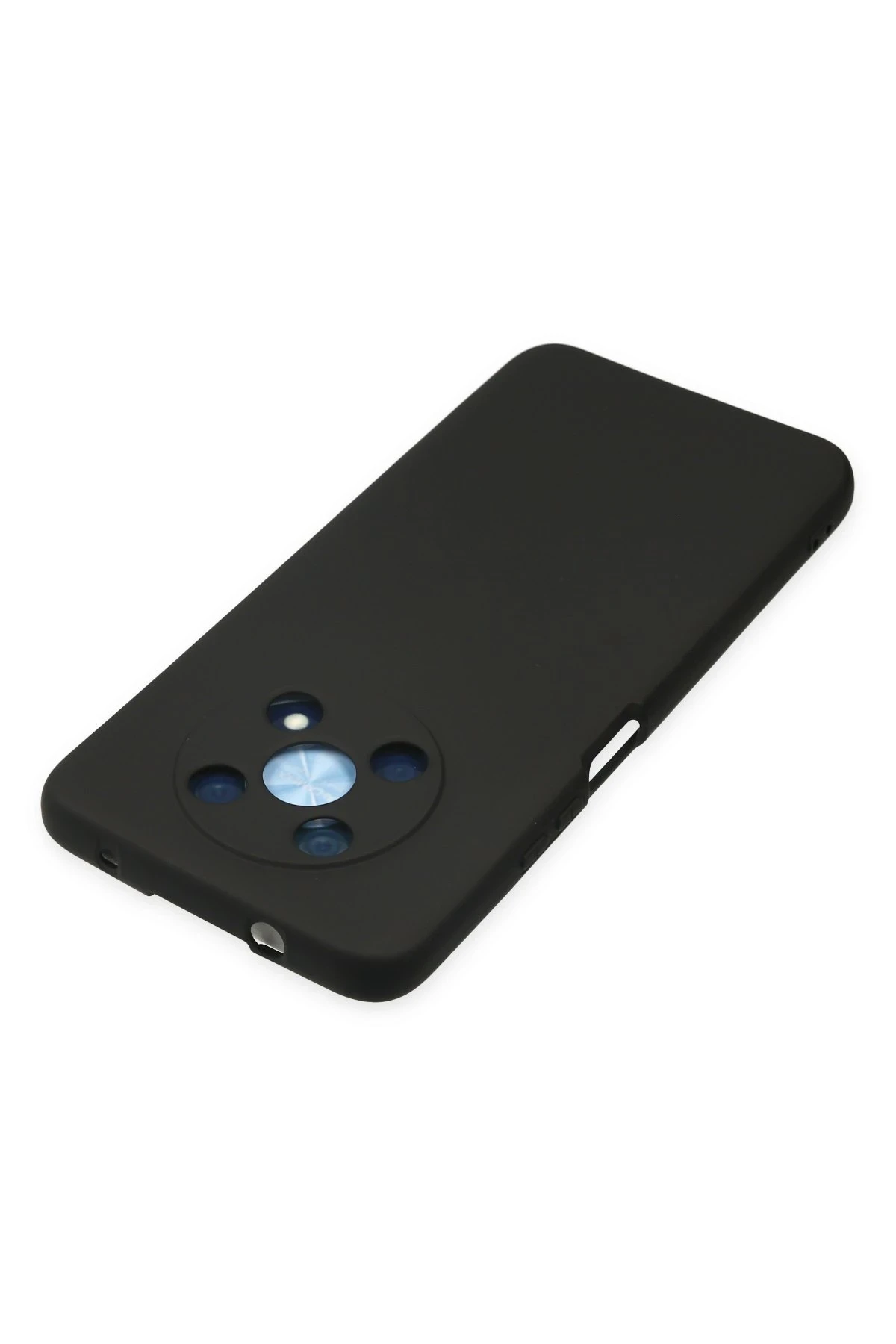 Newface Huawei Nova Y90 Kılıf Nano içi Kadife Silikon - Siyah