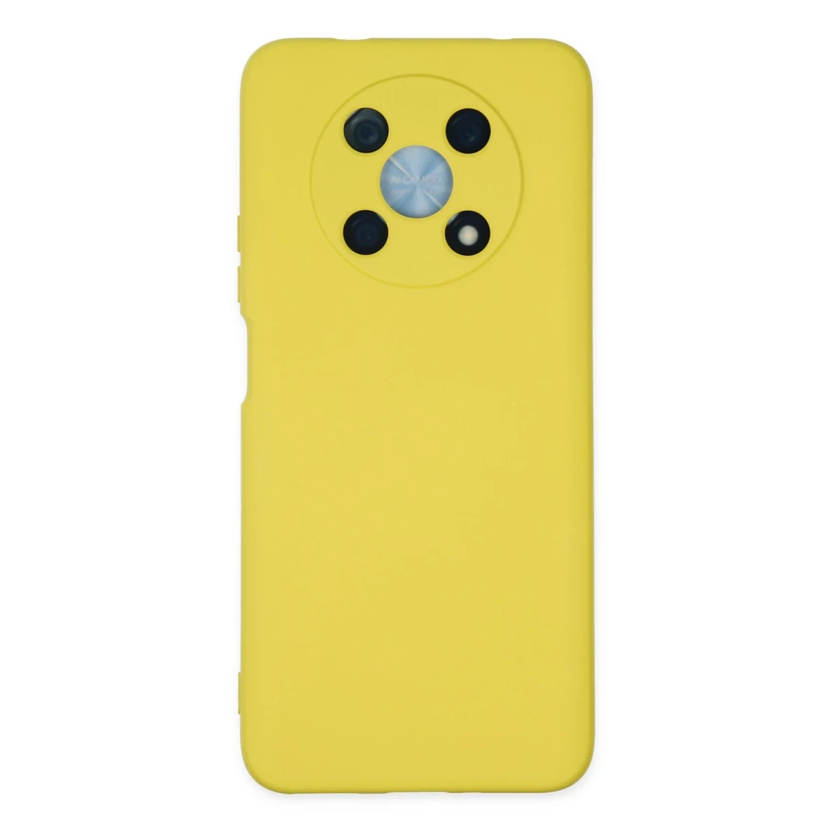 Newface Huawei Nova Y90 Kılıf Nano içi Kadife Silikon - Sarı