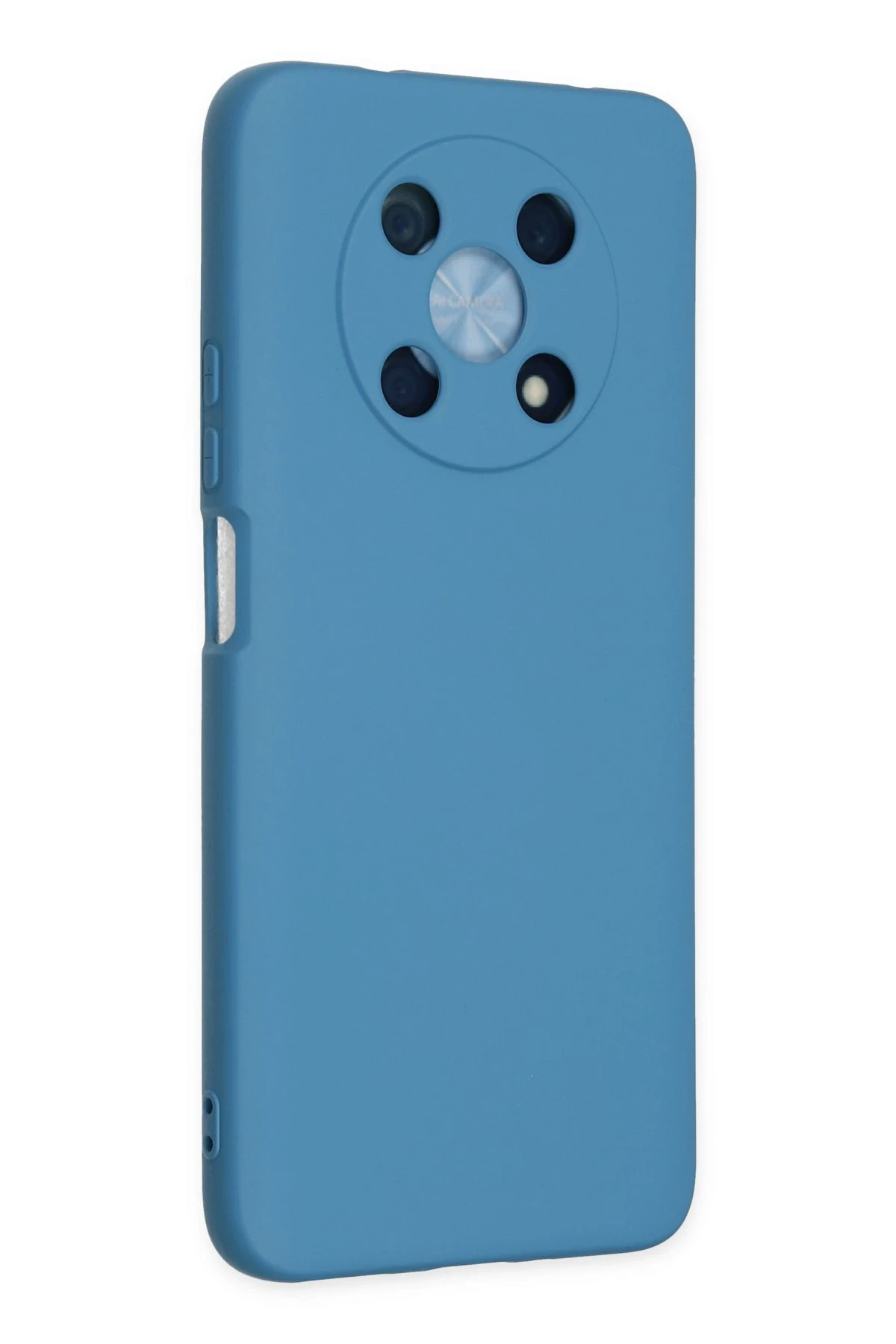 Newface Huawei Nova Y90 Kılıf Nano içi Kadife Silikon - Mavi