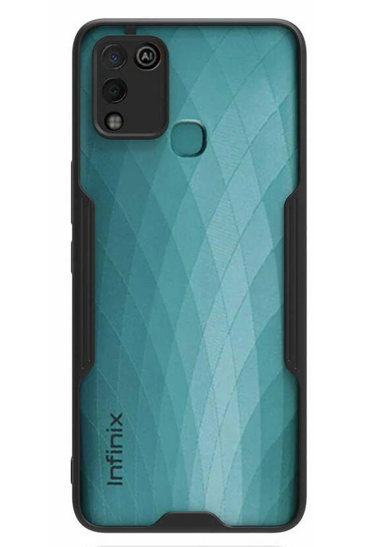 Newface İnfinix Hot 10 Play Kılıf Platin Silikon - Siyah