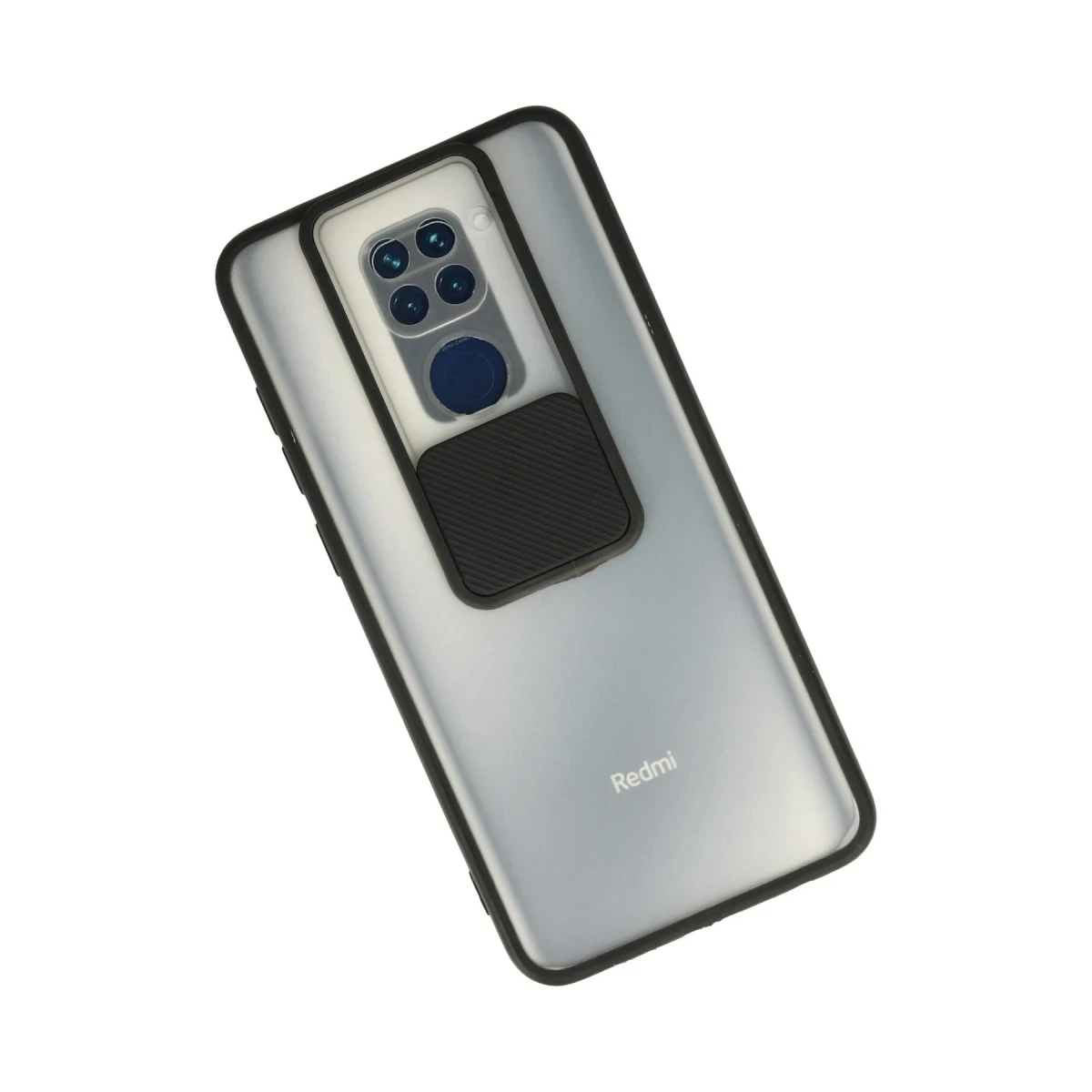 Newface Xiaomi Redmi Note 9 Kılıf Palm Buzlu Kamera Sürgülü Silikon - Siyah — görsel 5