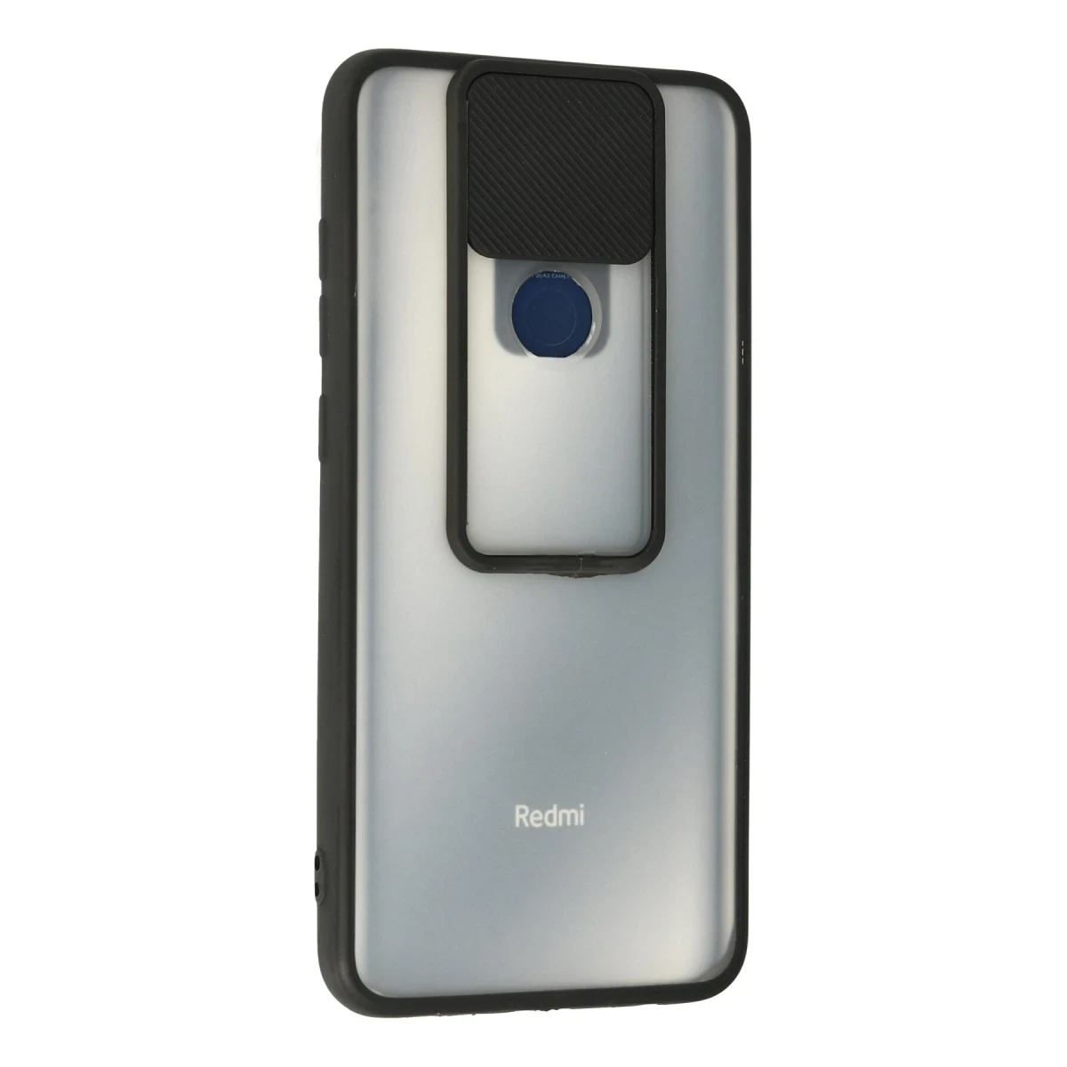 Newface Xiaomi Redmi Note 9 Kılıf Palm Buzlu Kamera Sürgülü Silikon - Siyah — görsel 6