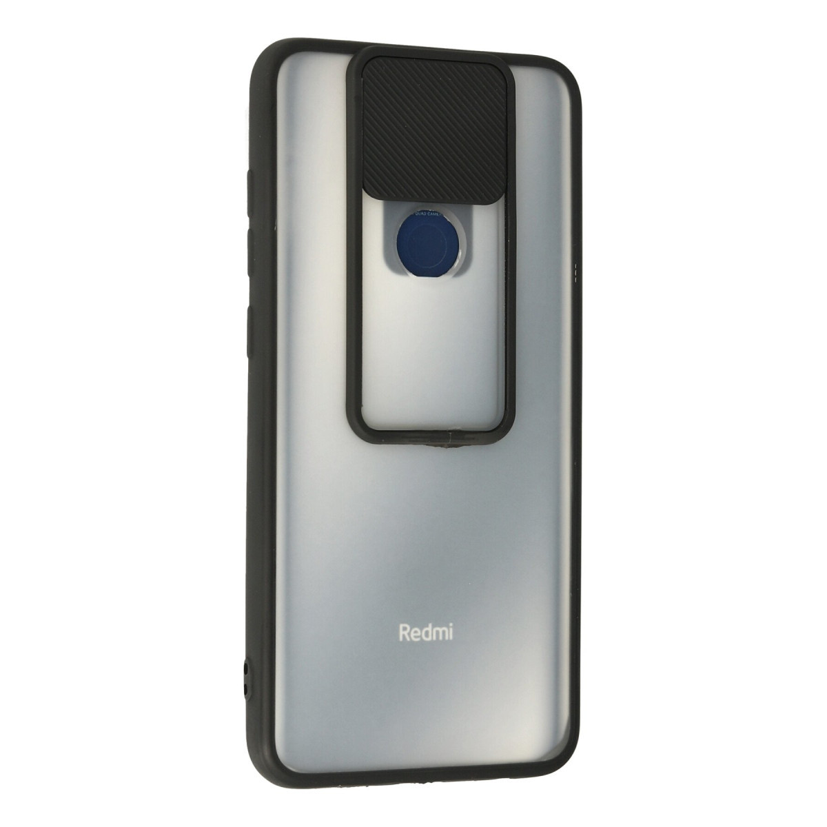 Newface Xiaomi Redmi Note 9 Kılıf Palm Buzlu Kamera Sürgülü Silikon - Siyah — görsel 9