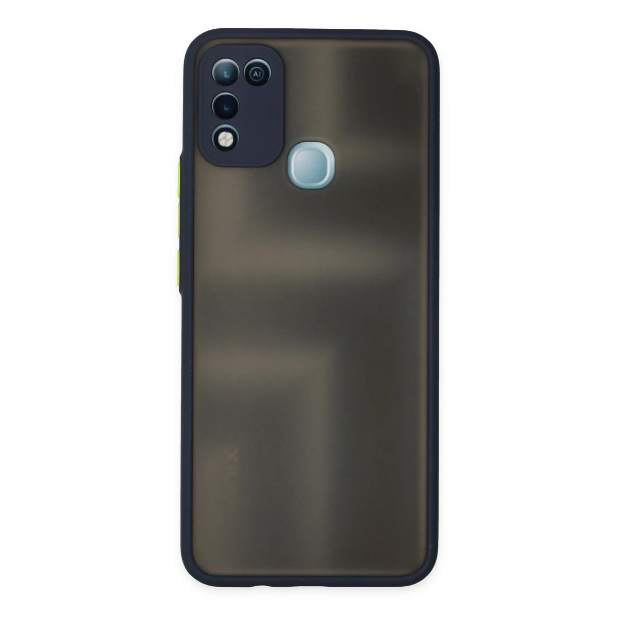 Newface İnfinix Hot 10 Play Kılıf Montreal Silikon Kapak - Lacivert