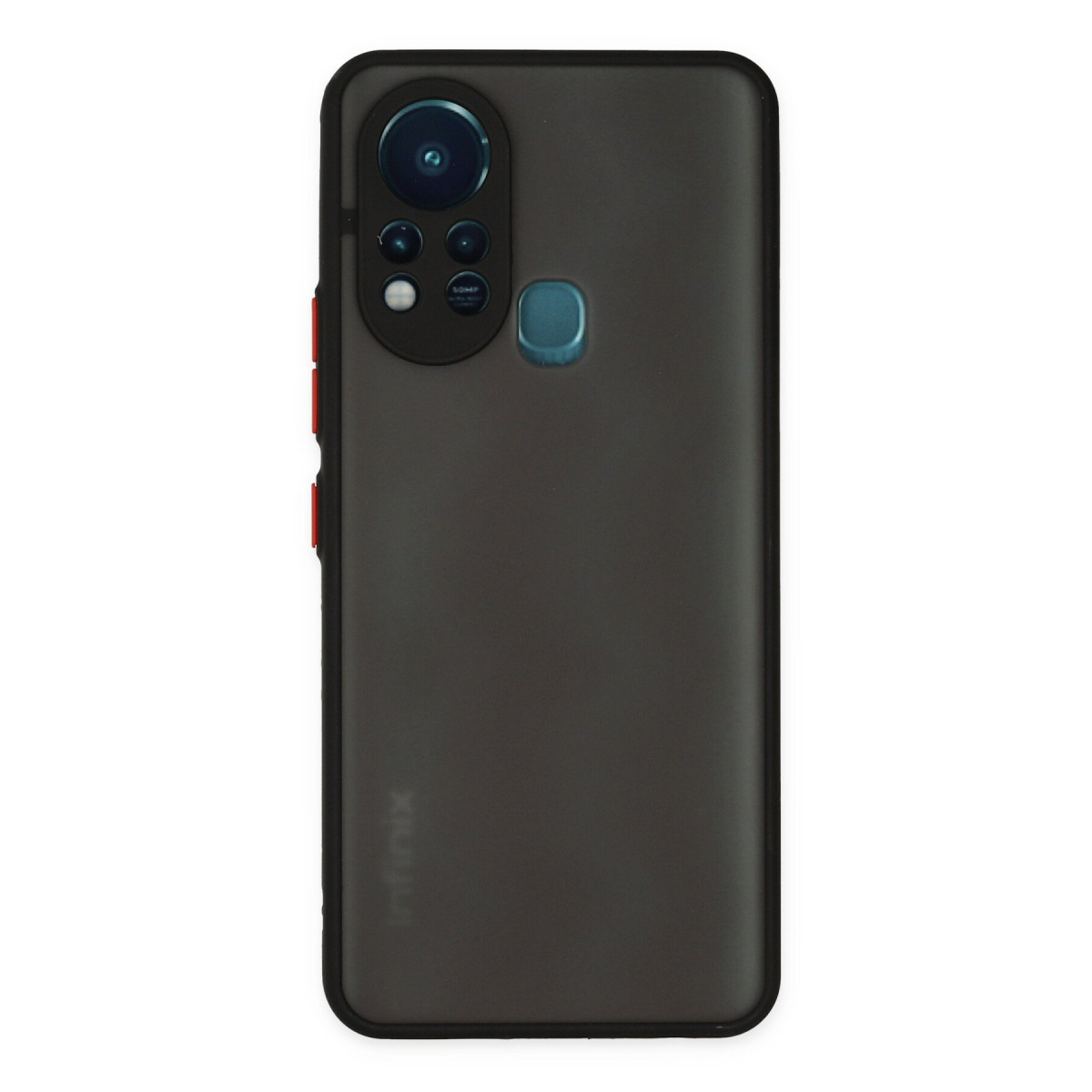 Newface İnfinix Hot 11s Kılıf Montreal Silikon Kapak - Siyah — görsel 7