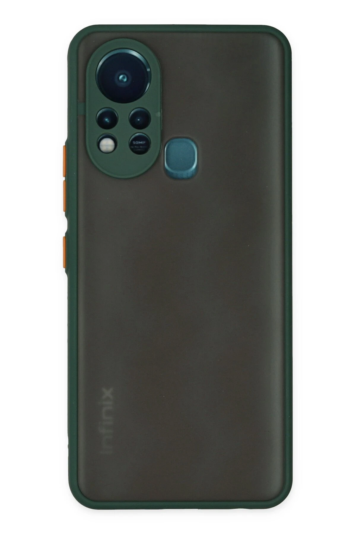 Newface İnfinix Hot 11s Kılıf Montreal Silikon Kapak - Yeşil