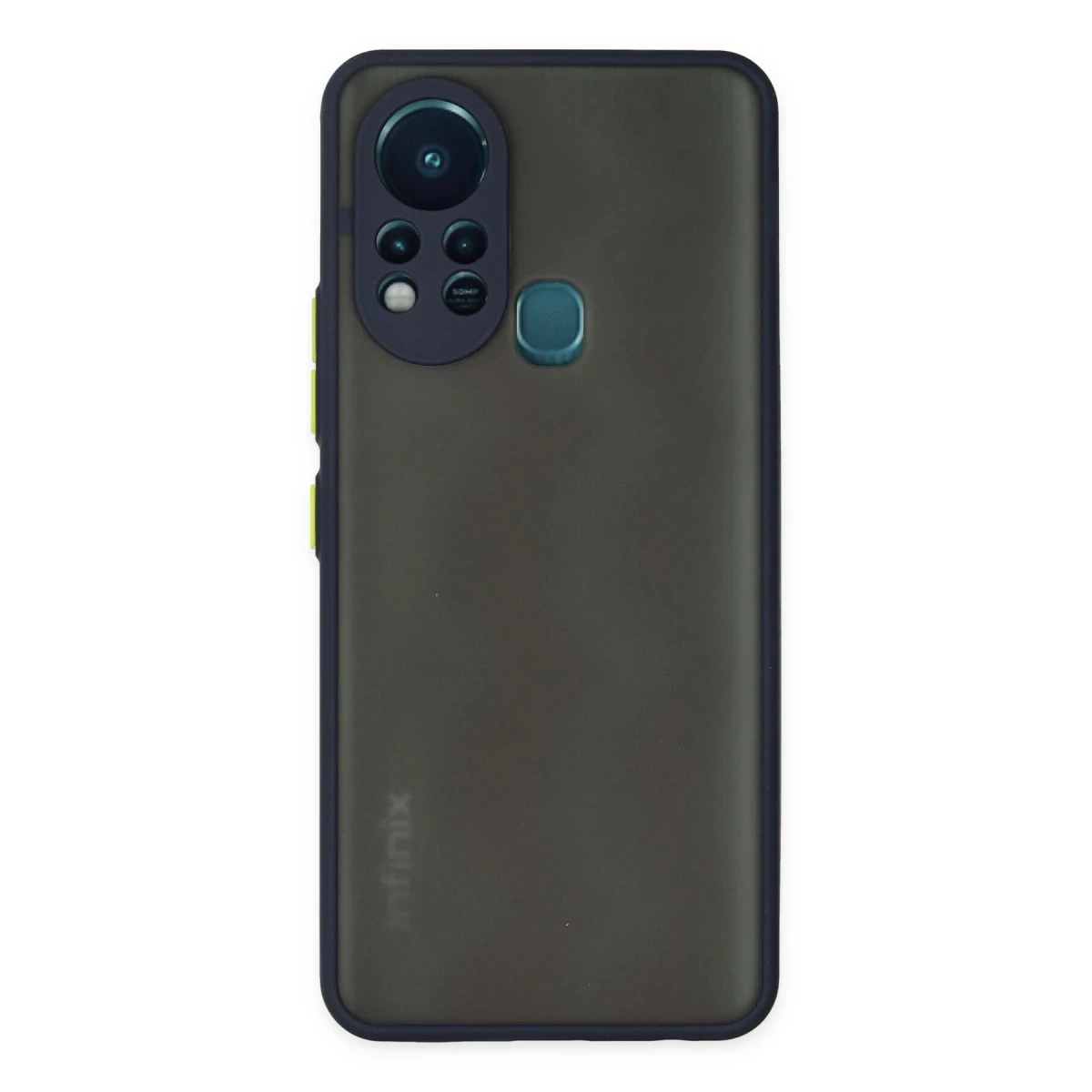 Newface İnfinix Hot 11s Kılıf Montreal Silikon Kapak - Lacivert