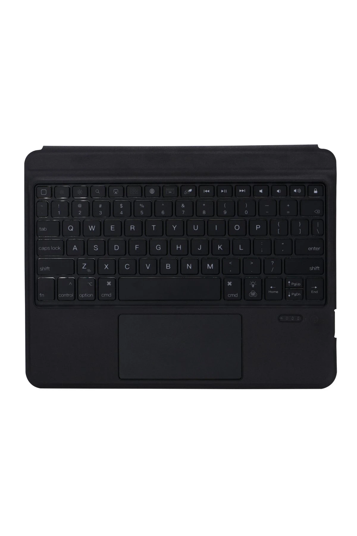 Newface Apple T5206D iPad 10.2 (7.nesil) Kılıf İnter Ledli Klavyeli Tablet Kılıfı - Siyah — görsel 3