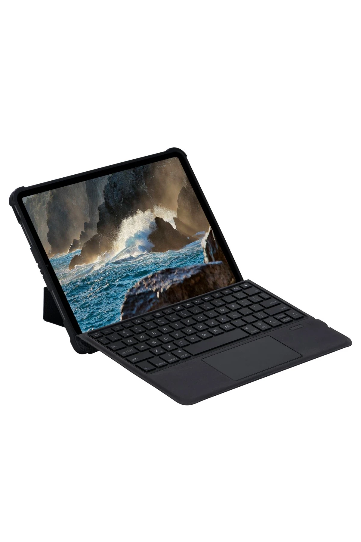 Newface Apple T5206D iPad 10.2 (7.nesil) Kılıf İnter Ledli Klavyeli Tablet Kılıfı - Siyah — görsel 6