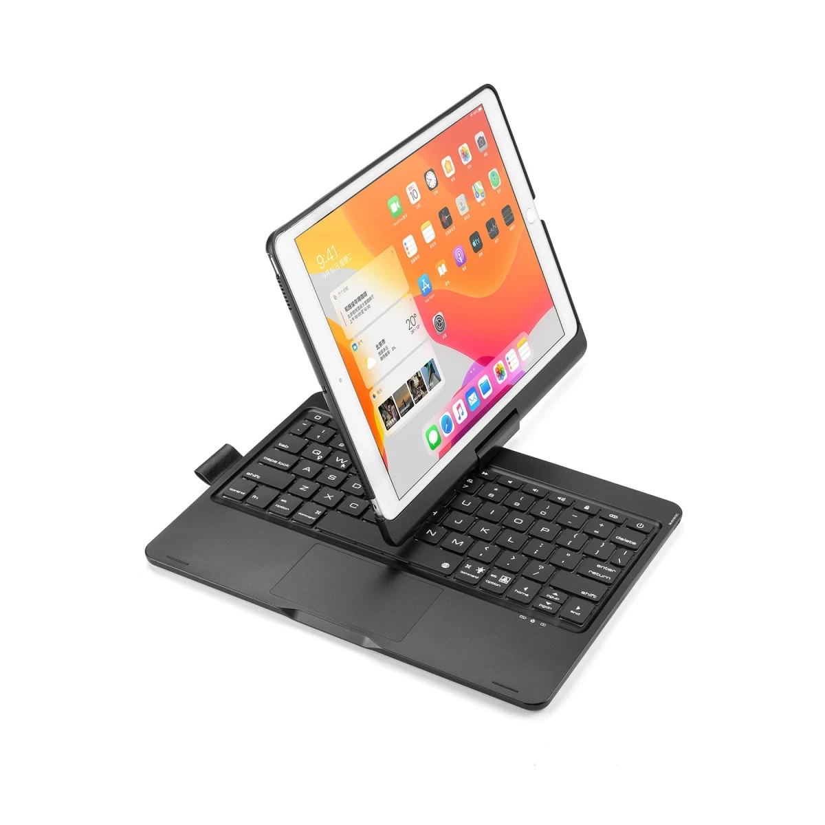 Newface Apple iPad 10.2 (7.nesil) Kılıf Magic Dönen Klavyeli Tablet Kılıf - Siyah — görsel 8