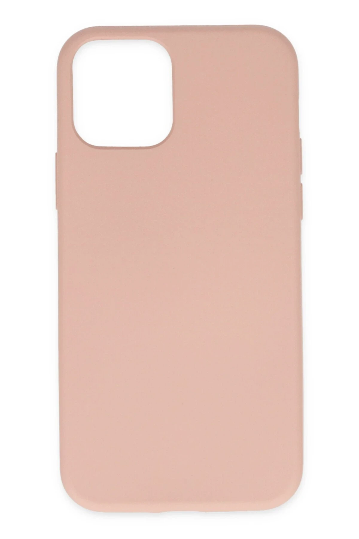 Newface iPhone 11 Pro Max Kılıf Nano içi Kadife Silikon - Pudra
