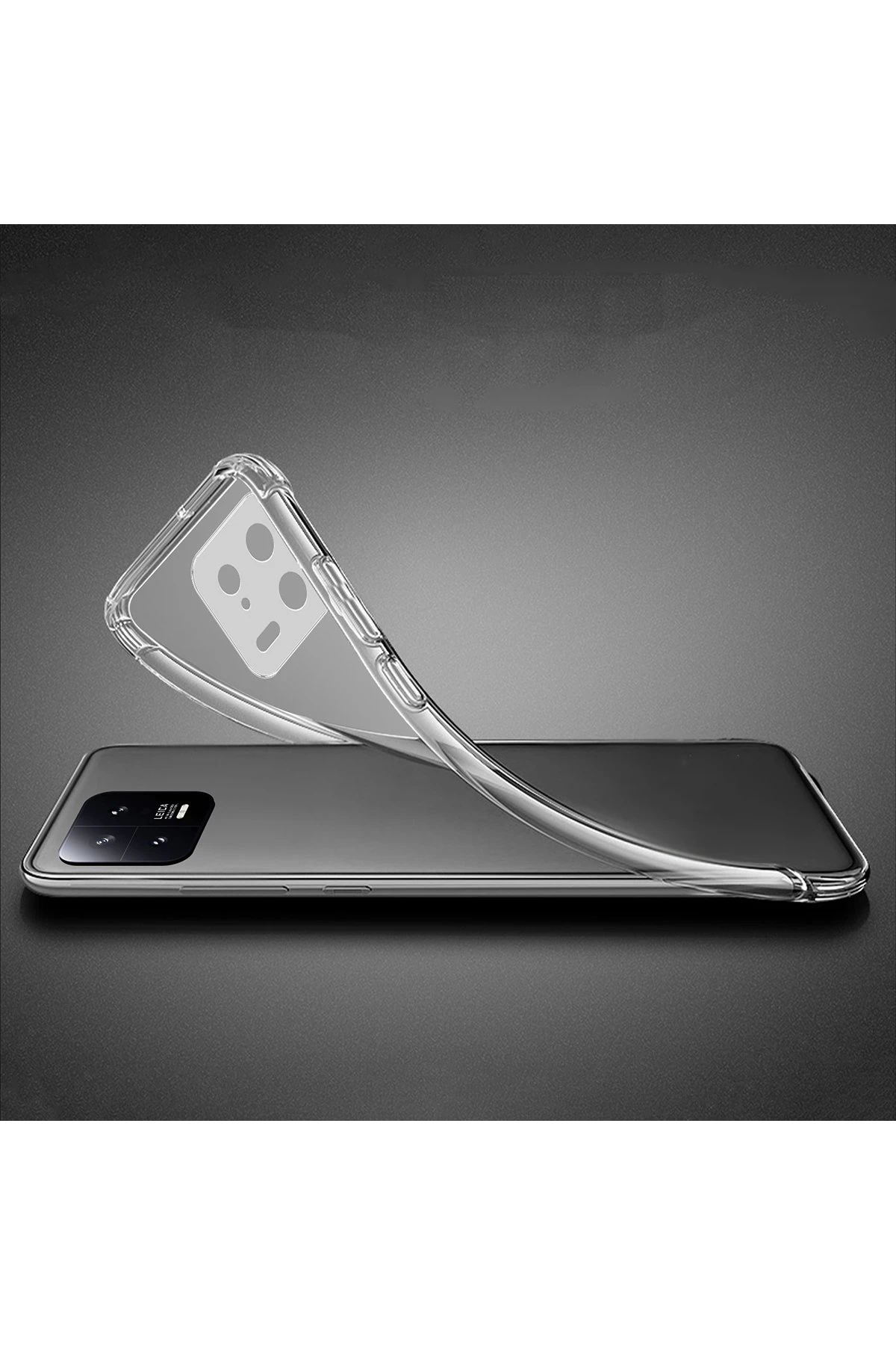 Newface Xiaomi Mi 13 Kılıf Lüx Şeffaf Silikon — görsel 2