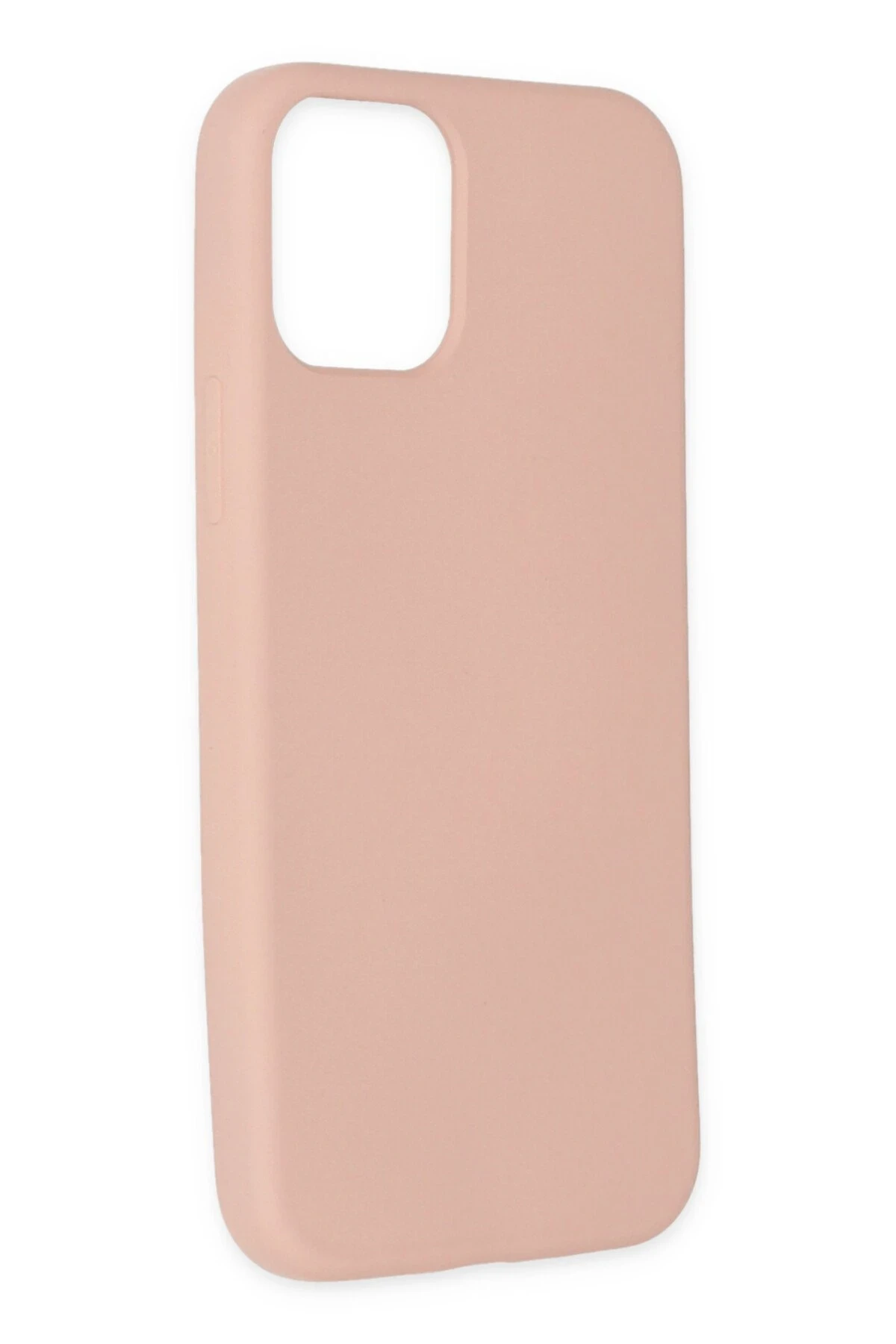 Newface iPhone 11 Pro Max Kılıf Nano içi Kadife Silikon - Pudra
