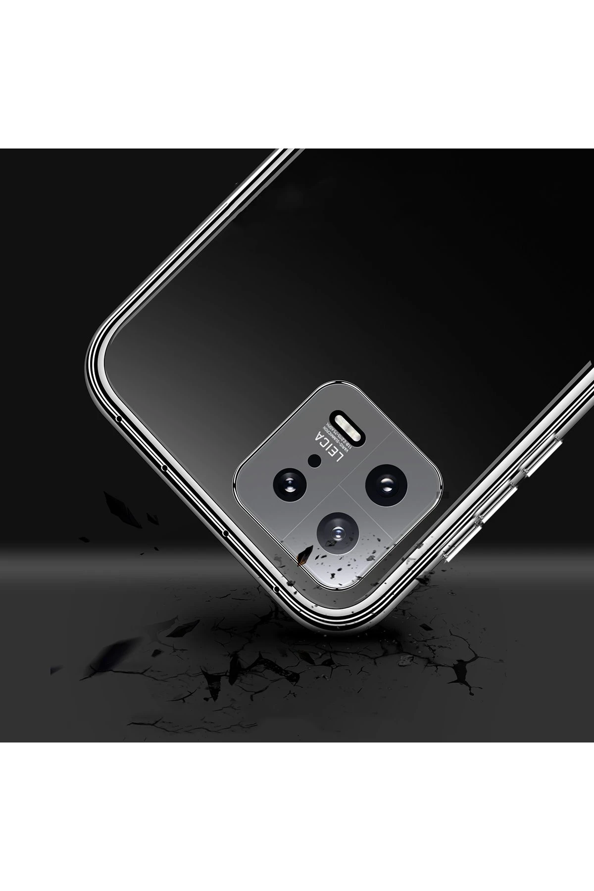 Newface Xiaomi Mi 13 Kılıf Lüx Şeffaf Silikon — görsel 3