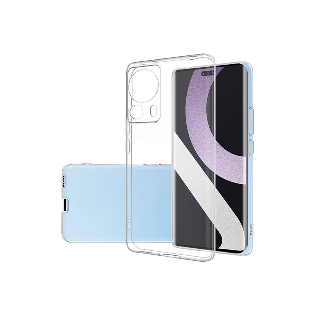 Newface Xiaomi Mi 13 Lite Kılıf Lüx Şeffaf Silikon — görsel 5