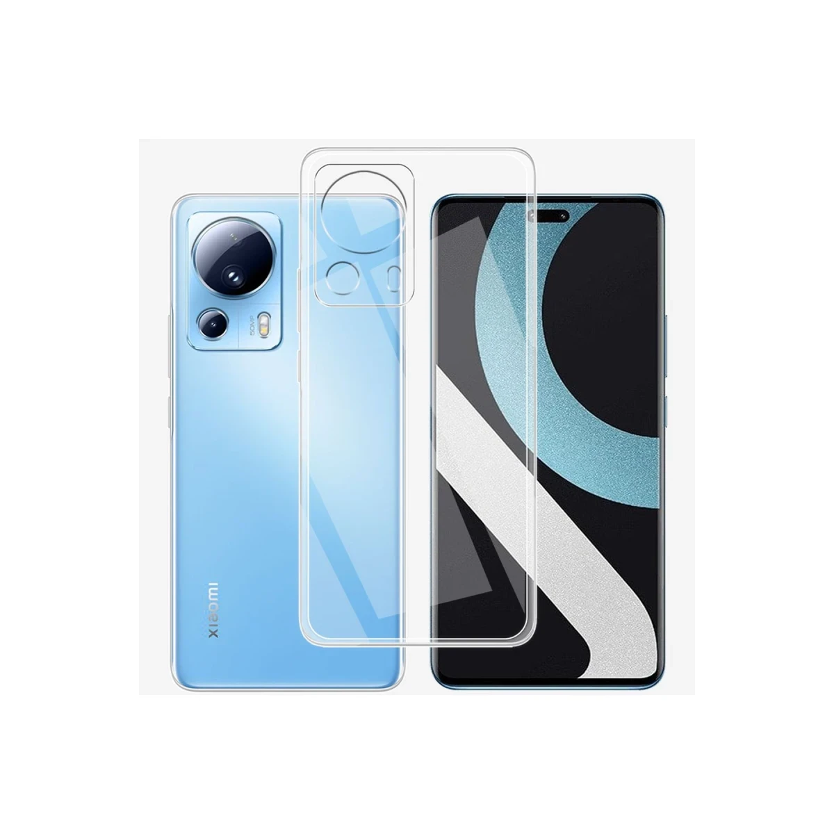 Newface Xiaomi Mi 13 Lite Kılıf Lüx Şeffaf Silikon — görsel 4