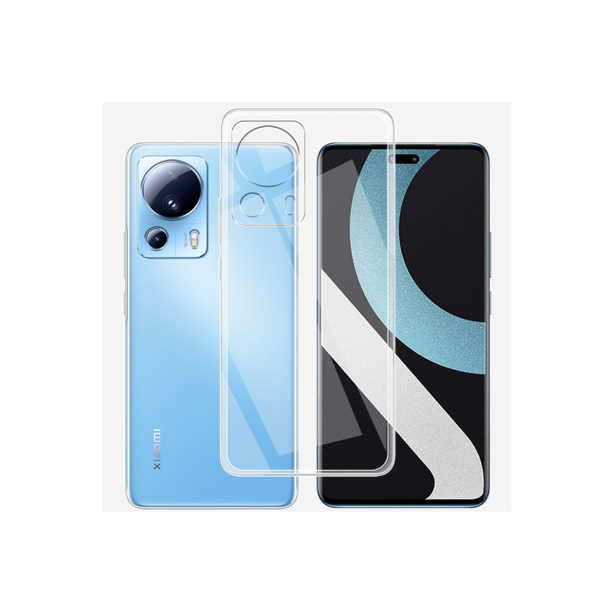 Newface Xiaomi Mi 13 Lite Kılıf Lüx Şeffaf Silikon — görsel 6