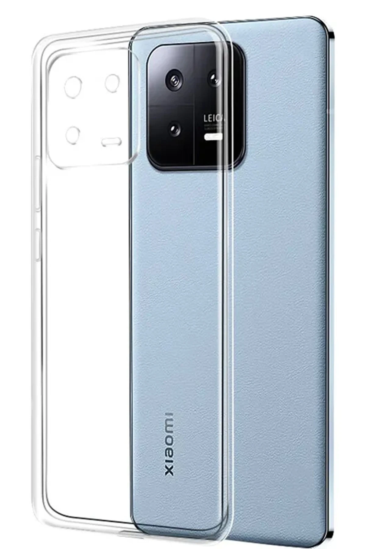 Newface Xiaomi Mi 13 Pro Kılıf Lüx Şeffaf Silikon