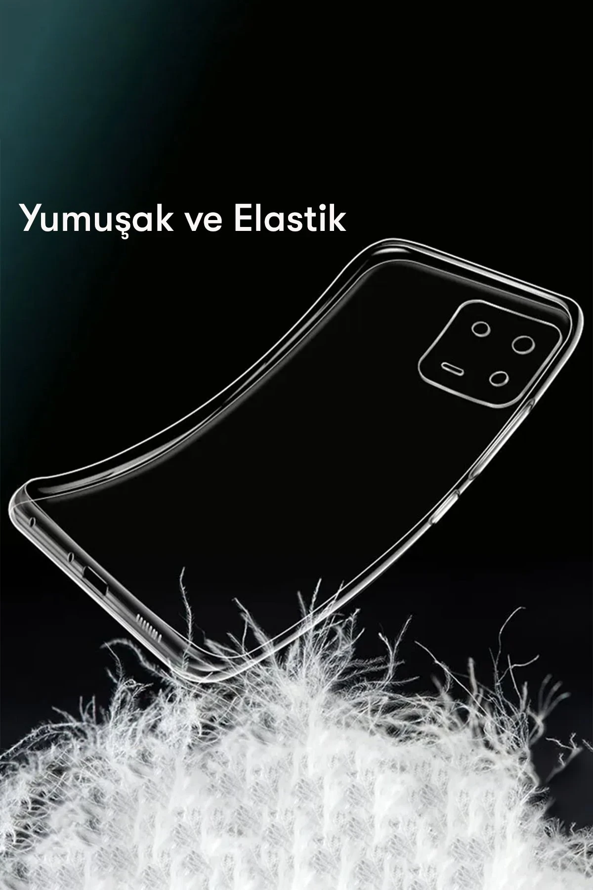 Newface Xiaomi Mi 13 Pro Kılıf Lüx Şeffaf Silikon — görsel 2