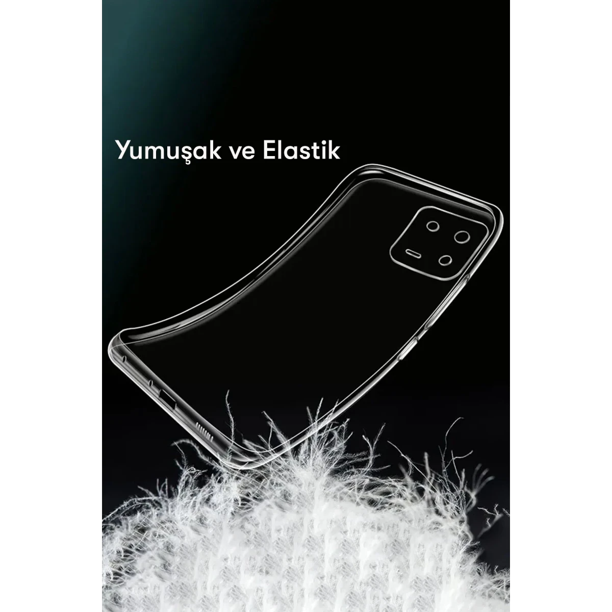 Newface Xiaomi Mi 13 Pro Kılıf Lüx Şeffaf Silikon — görsel 6