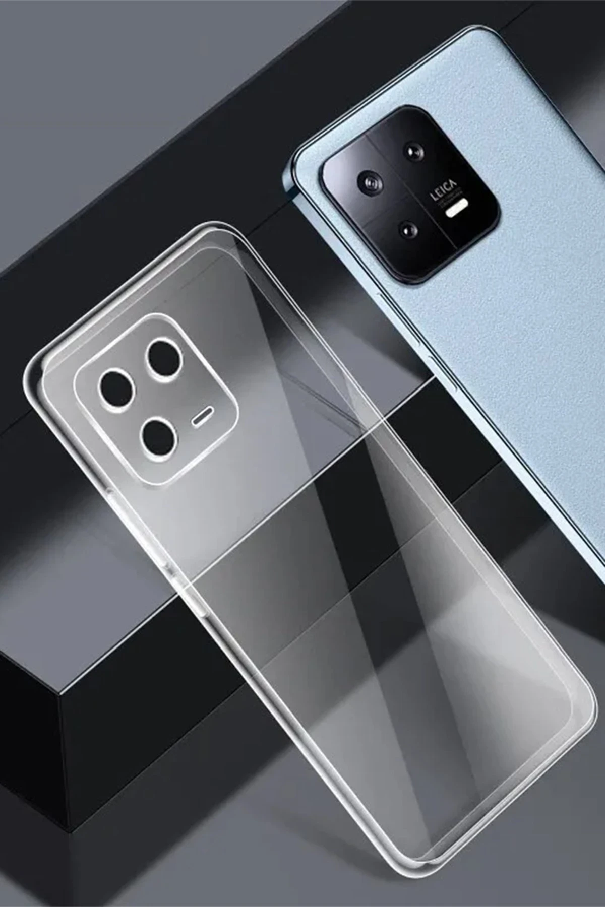 Newface Xiaomi Mi 13 Pro Kılıf Lüx Şeffaf Silikon — görsel 3