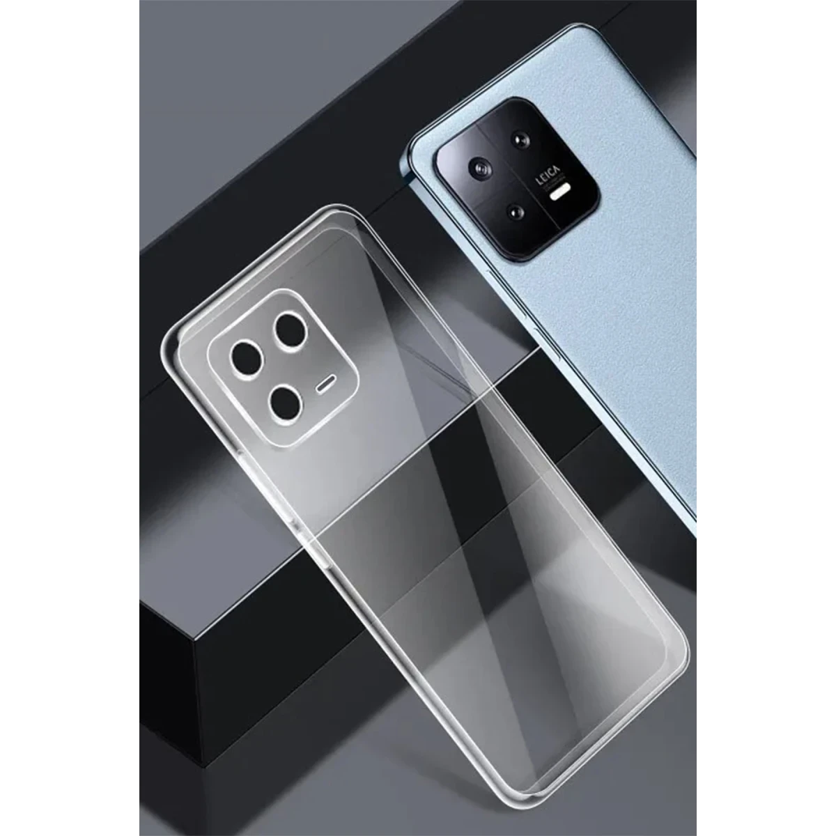 Newface Xiaomi Mi 13 Pro Kılıf Lüx Şeffaf Silikon — görsel 7
