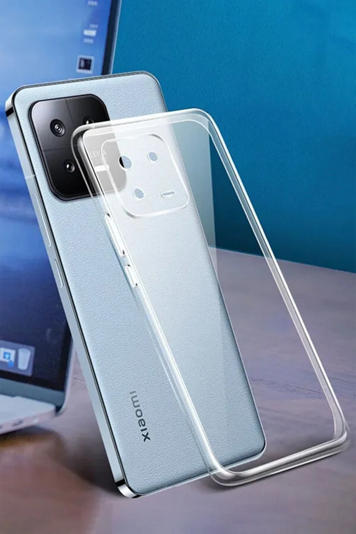 Newface Xiaomi Mi 13 Pro Kılıf Lüx Şeffaf Silikon — görsel 4